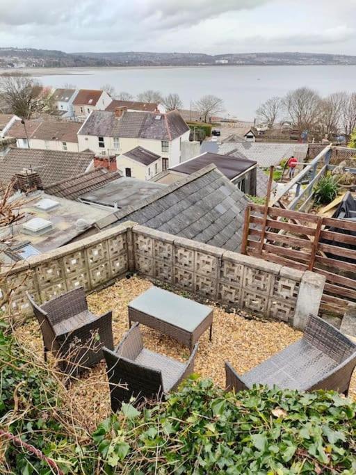 Fishermen'S Cottage With Log Burner, 2 Bathrooms & Sea Views From Garden Terraces The Mumbles Bagian luar foto