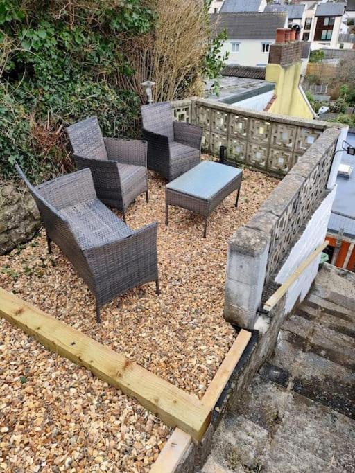 Fishermen'S Cottage With Log Burner, 2 Bathrooms & Sea Views From Garden Terraces The Mumbles Bagian luar foto