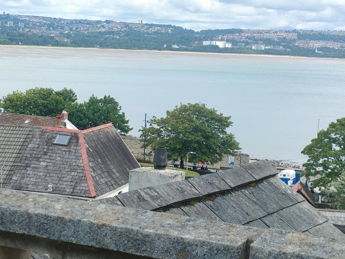 Fishermen'S Cottage With Log Burner, 2 Bathrooms & Sea Views From Garden Terraces The Mumbles Bagian luar foto