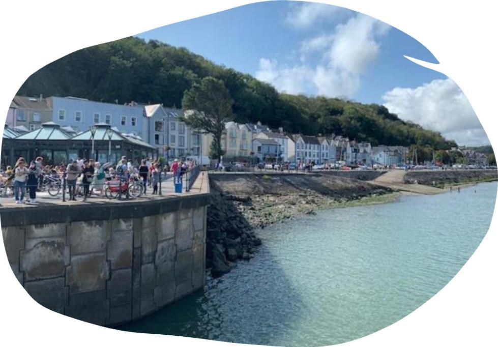 Fishermen'S Cottage With Log Burner, 2 Bathrooms & Sea Views From Garden Terraces The Mumbles Bagian luar foto